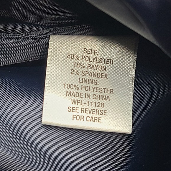 Roz & Ali Plaid Knee Length Skirt Women Size 16 Blue Brown Tan Career Casual - Picture 5 of 9